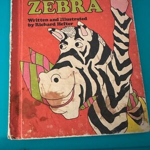 Zebra Illustrated Book by Richard Hefter